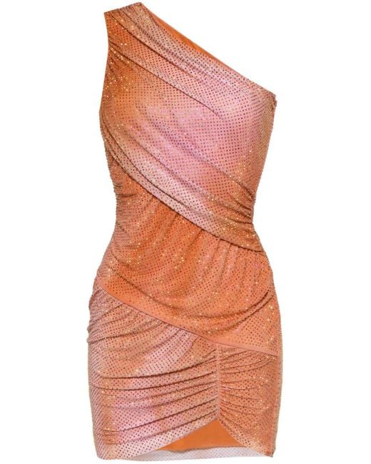 knee length dresses for ladies Gameday Glow Mesh Mini Dress Orange / M main image 0