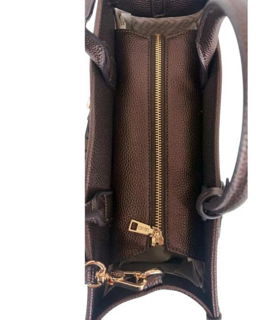 Liu Jo Brown Logo-Plaque Tote Bag