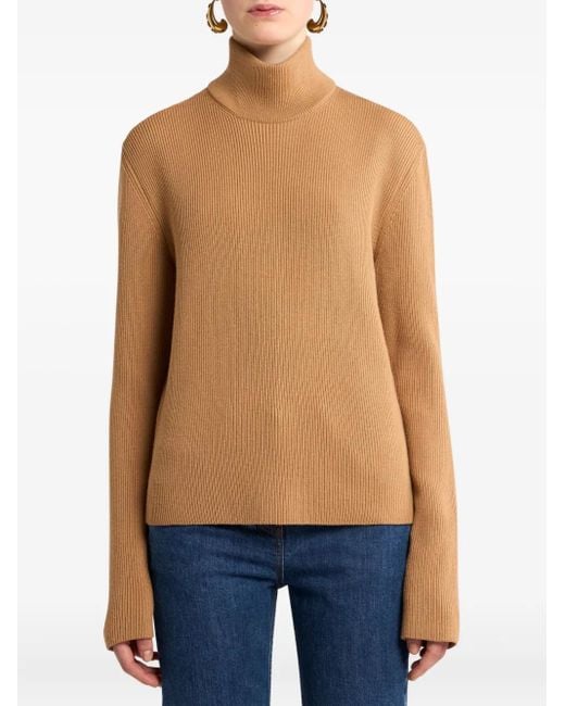 Etro Brown Wool Sweater