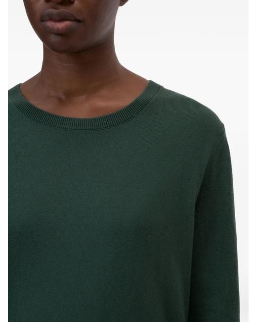 Closed Green Long Sleeve Crew Neck Knitwear