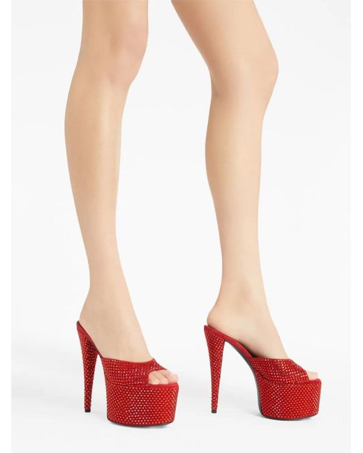 Giuseppe Zanotti Red Sandals