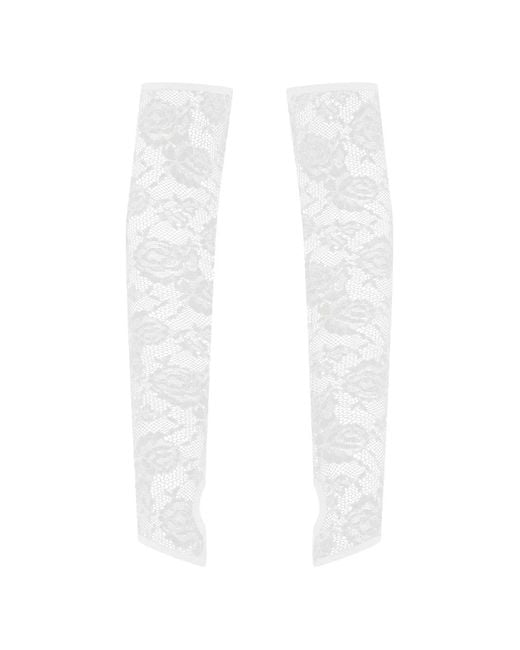 Maison Close White Flashback Mittens