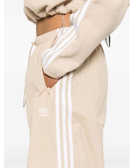 Adidas Natural 3-Stripes Track Trousers
