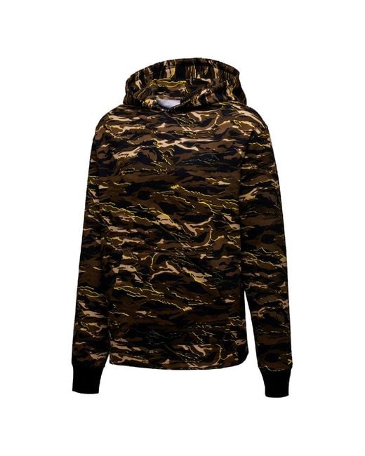 PUMA Black Xo Camouflage-Print Hoodie for men