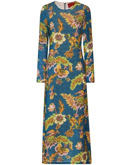 LaDoubleJ Blue Swing Maxi Dress