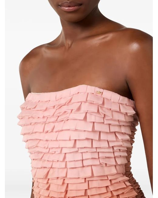 Elisabetta Franchi Pink Mini Dress