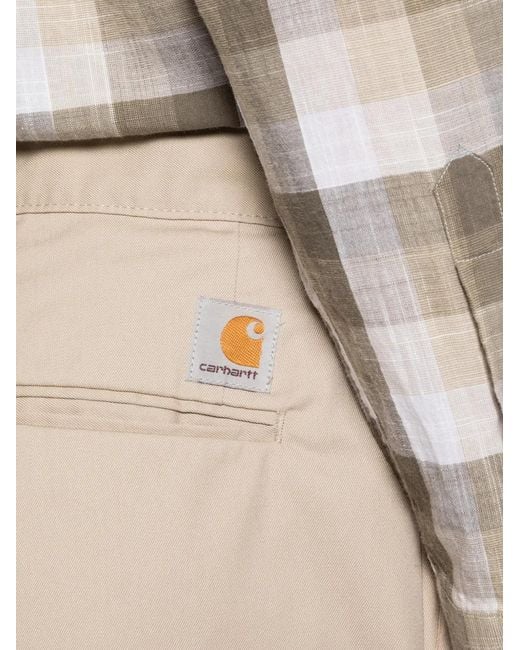 Carhartt White "Evan Dunmore" Pants for men
