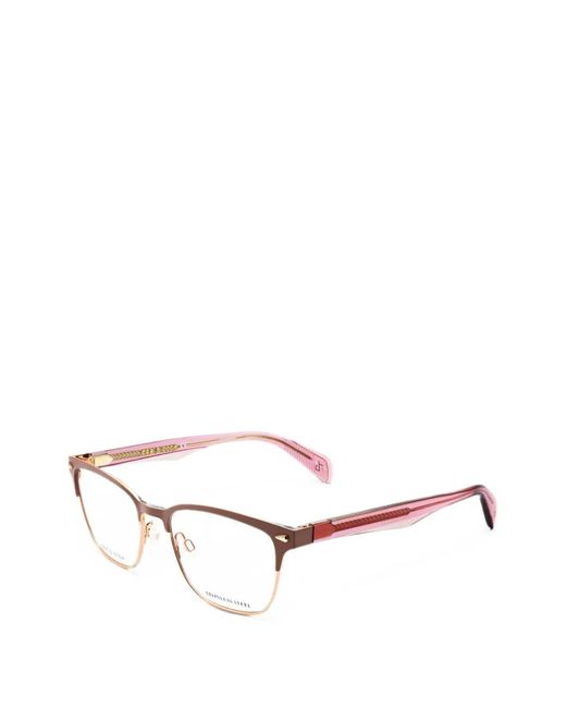 Rag & Bone White Square-Frame Glasses