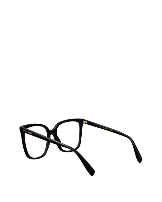 Marc Jacobs Black Brille Mit Eckigem Logo