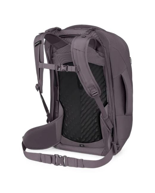 Osprey Purple Fairview 55 Logo-Print Backpack