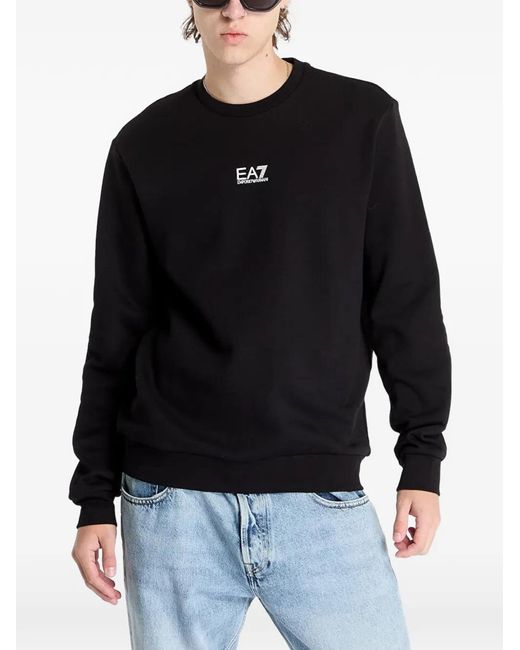 Pull À Logo Imprimé EA7 pour homme en coloris Black