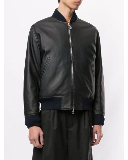Louis Vuitton Jas Met Rits in het Zwart voor heren
