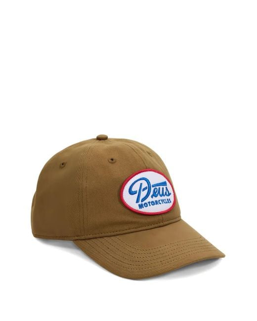 Deus Ex Machina White Sal Baseballkappe Mit Logo-Patch