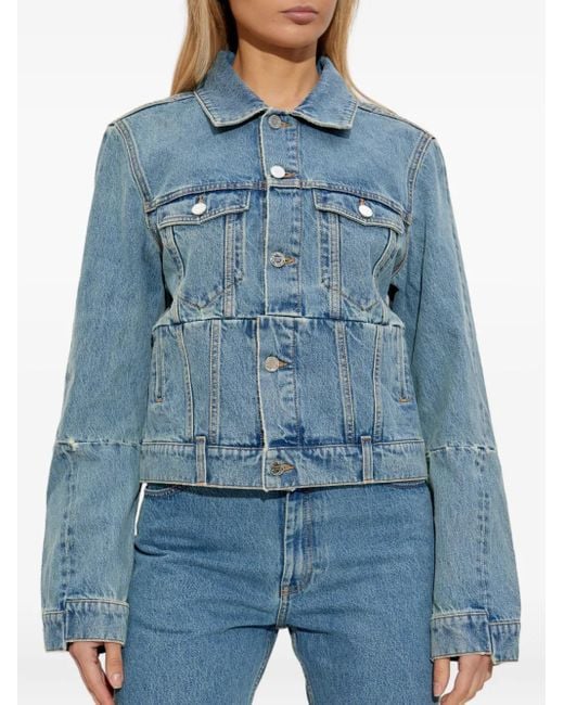 Vetements Denim Jack in het Blue