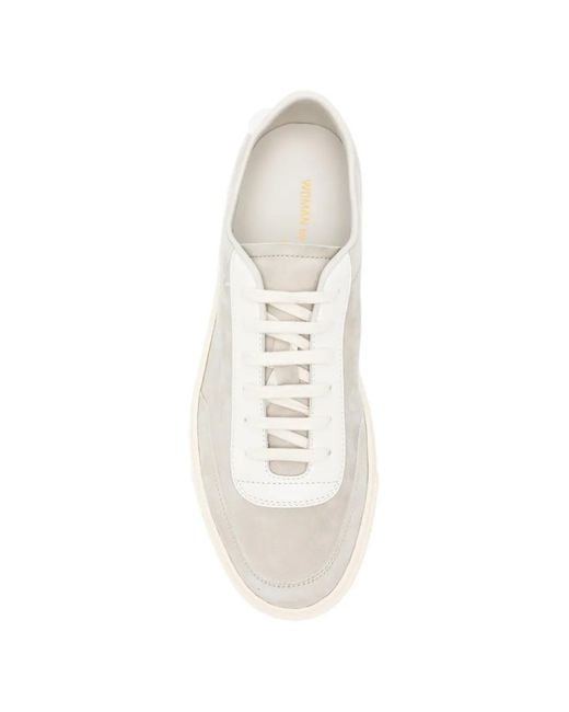 Common Projects White Sneakers Mit Einsätzen