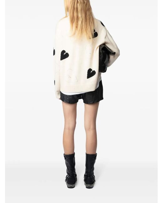 Zadig & Voltaire Natural Markus Diamanté Sweater
