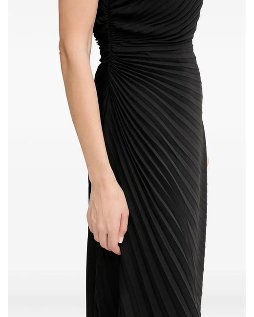 AllSaints Black Rayanna Asymmetric Dress