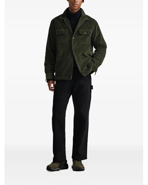 Polo Ralph Lauren Green Corduroy Long-Sleeve Shirt for men