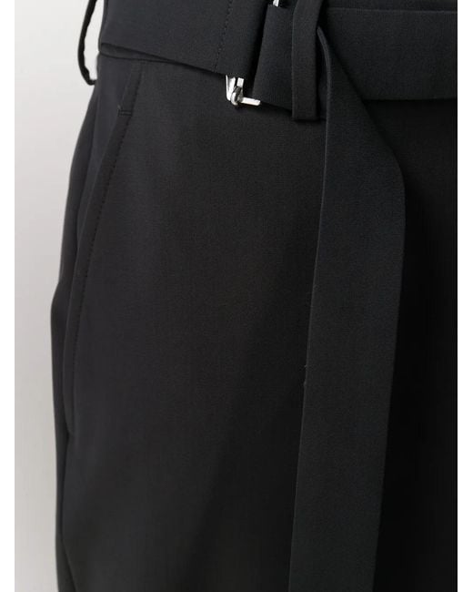 Valentino Garavani Gray Belted Tailored Cut Trousers for men