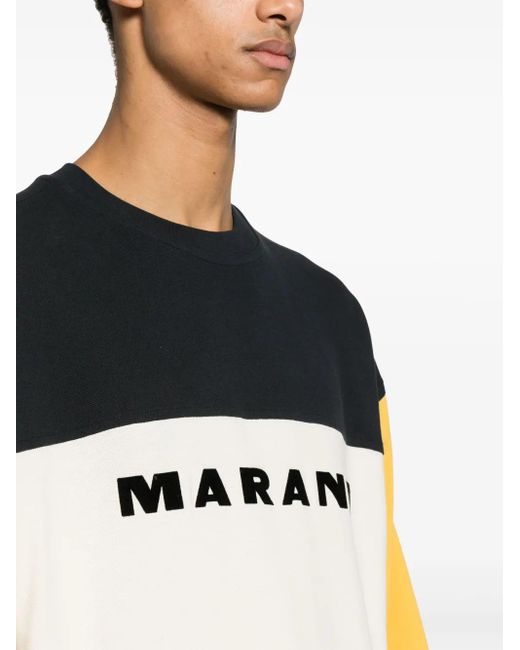 Isabel Marant Multicolor Aftone Color Block Pique Sweatshirt for men