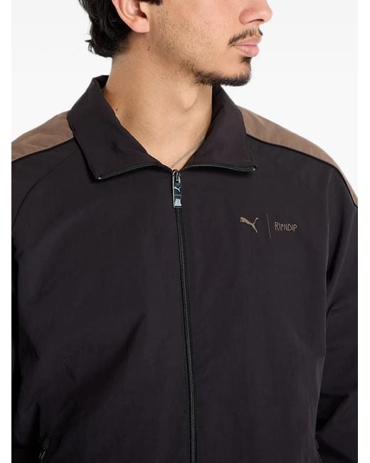 RIPNDIP Gray X Puma T7 Track Jacket for men