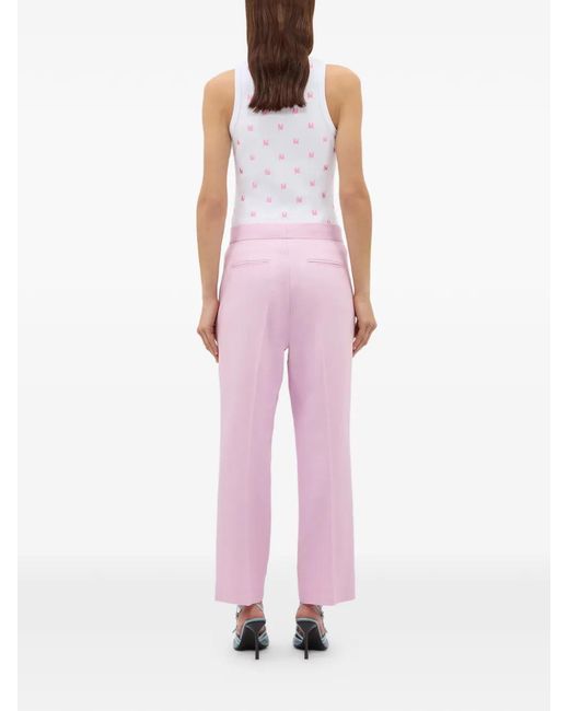 Pantalones Plisados MSGM de color Pink