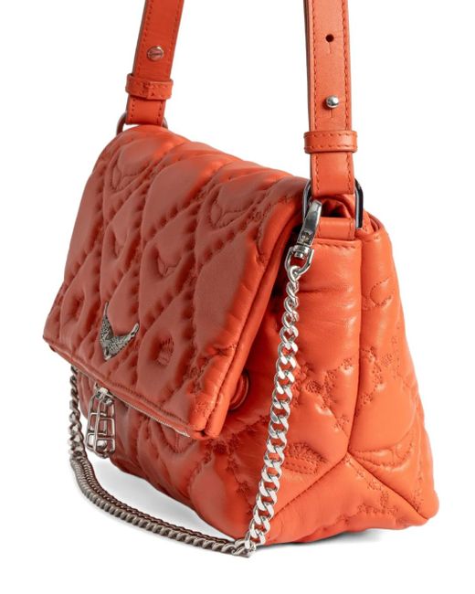 Zadig & Voltaire Red Sac Porté Épaule Matelassé À Chaine