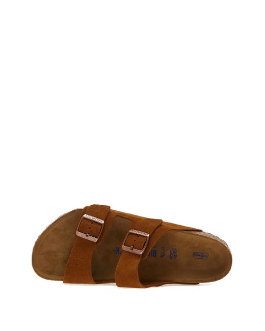 Sandales Arizona Soft En Daim Birkenstock pour homme en coloris Brown
