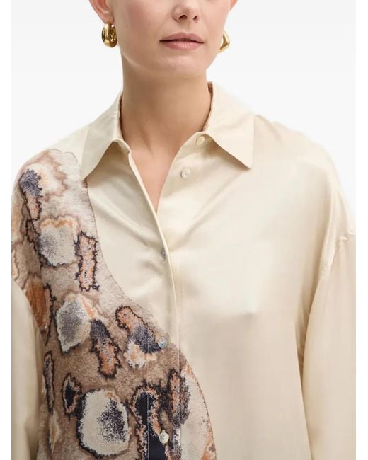 Aeron Natural Abstract-Print Shirt