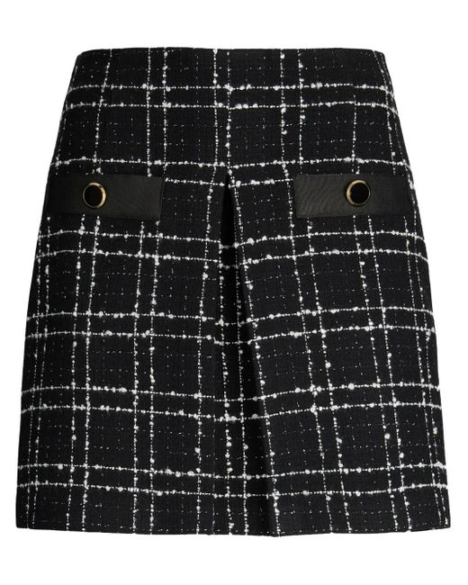 Liu Jo Black Bouclé Mini Skirt
