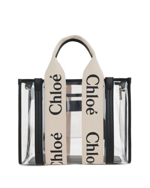 Chloé Woody ハンドバッグ S White