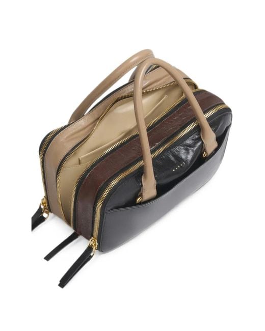Borsa Boxyne Piccola di Marni in Black