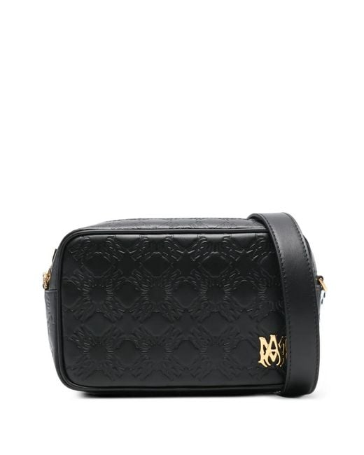 Amiri Black Ma Quad Leather Camera Case Bag