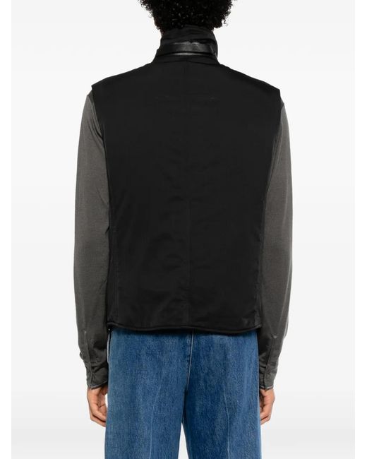 Tom Ford Black Zip-Up Gilet for men