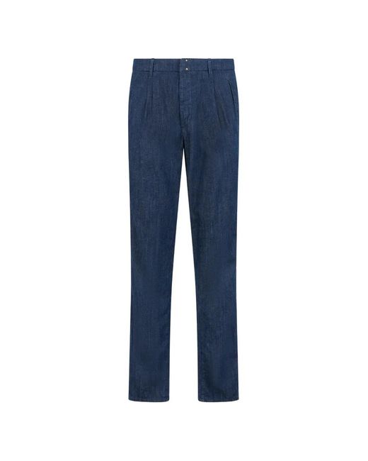 Slowear Geplooide Jeans in het Blue voor heren