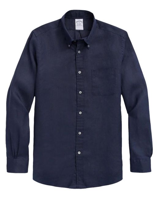 Camisa a cuadros Brooks Brothers de hombre de color Blue