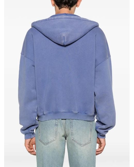 Represent Blue Pegasus Zip-Through Hoodie for men