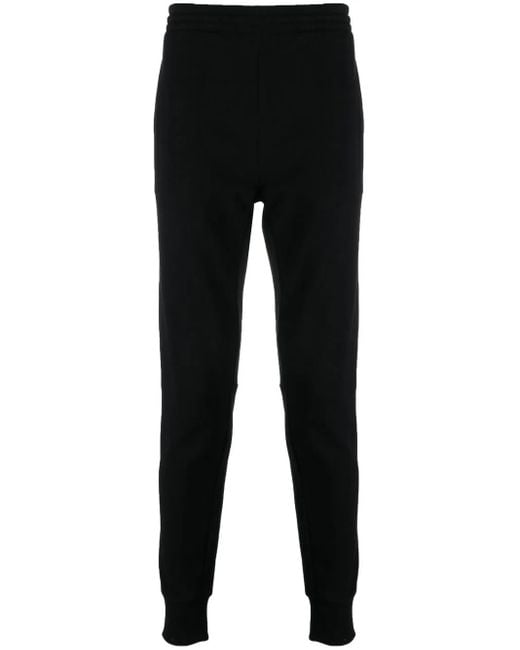 Lacoste Black Slim-Cut Track Pants for men
