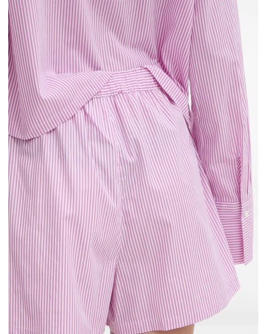 Polo Ralph Lauren Pink Striped Cotton Pajama Set