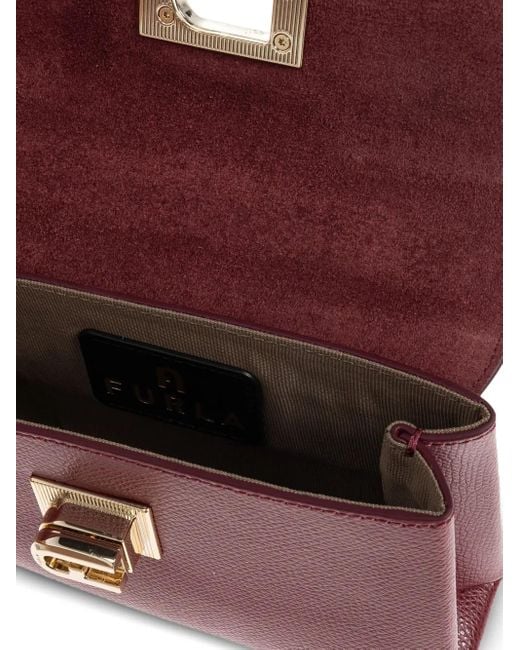 Furla 1927 チェーンストラップ ハンドバッグ ミニ Red