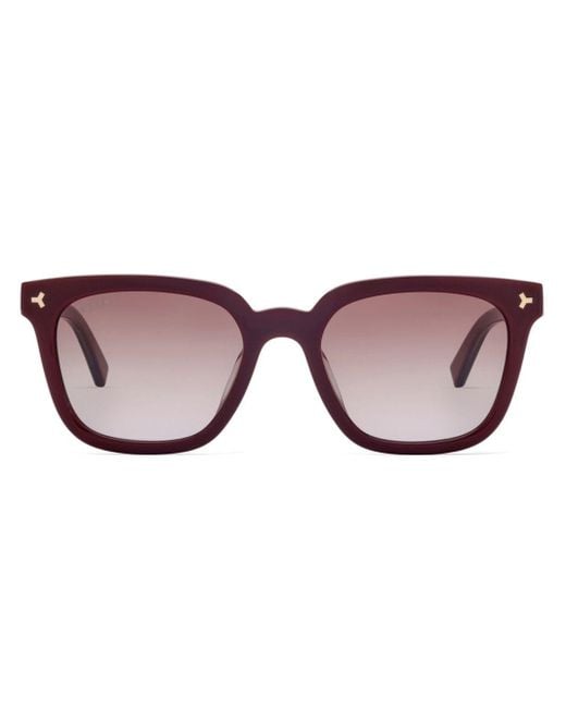 Bally Brown Eben Square-frame Sunglasses for men