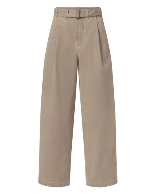 Soeur Natural Gaby Belted-Detail Trousers
