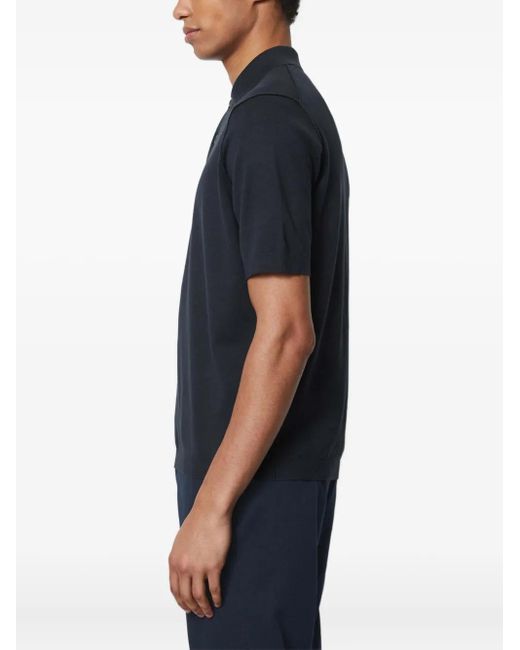 Marc O' Polo Blue Short-Sleeve Polo Shirt for men