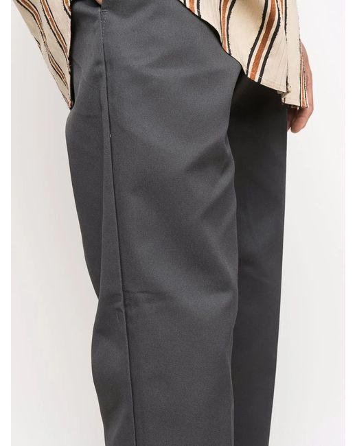 Dickies Blue Rear Logo-Patch Trousers for men