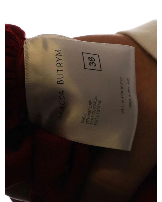 Magda Butrym ワンショルダー トップ Red