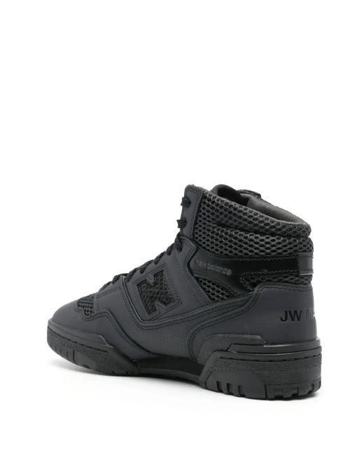 Junya Watanabe Black 650 High-Top Sneakers for men