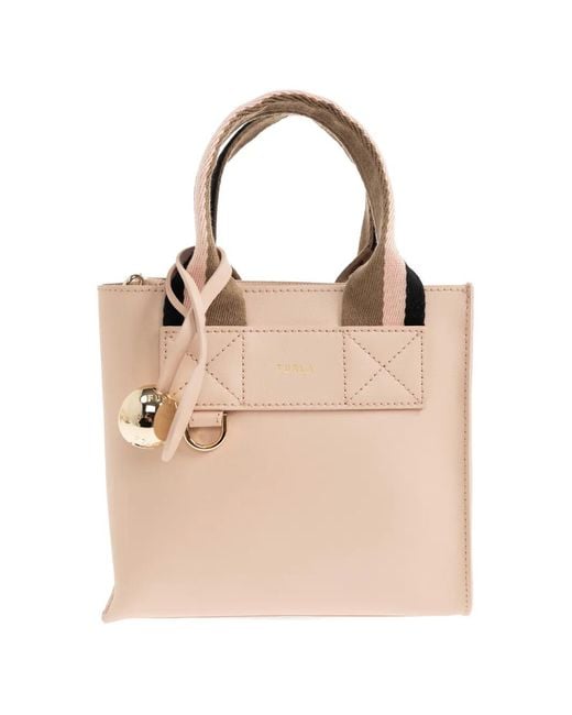 Furla Natural Mini Divide Tote Bag