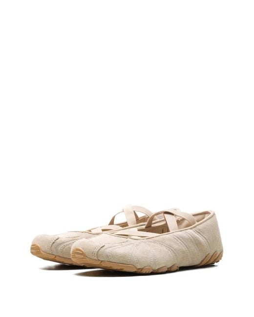 Adidas White Ghost Sprint Elasticated Ballet Flats