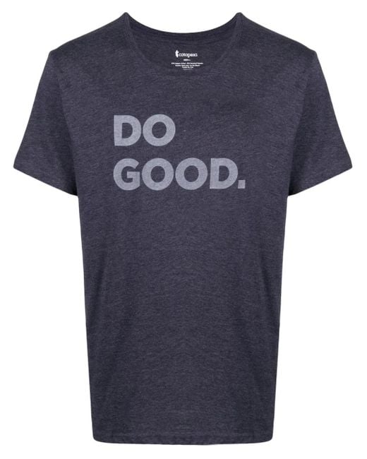 COTOPAXI Blue Graphic-Print T-Shirt for men