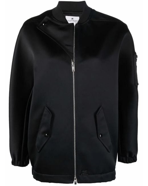 Courreges ボンバージャケット Black